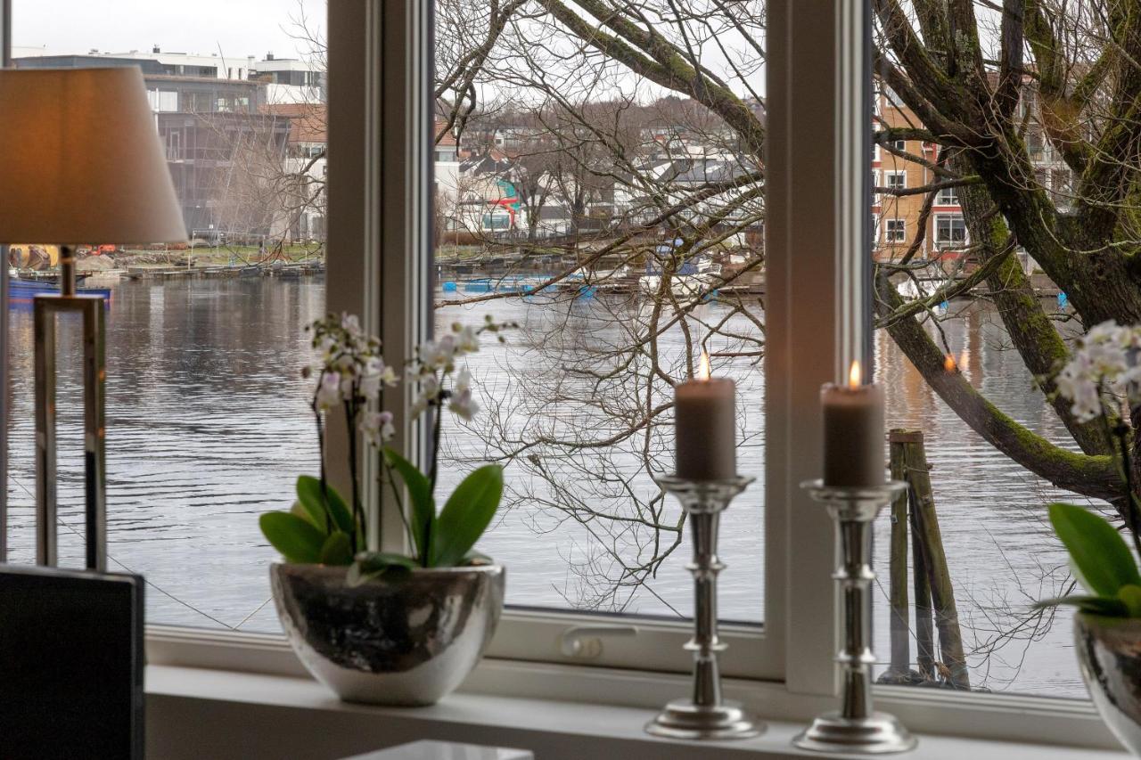 Stylish Apartment With Beautiful Views Of The River, Beach Nearby Kristiansand Exteriér fotografie
