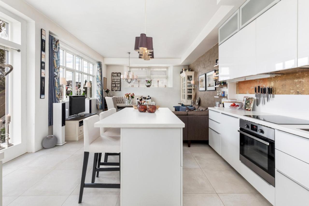 Stylish Apartment With Beautiful Views Of The River, Beach Nearby Kristiansand Exteriér fotografie